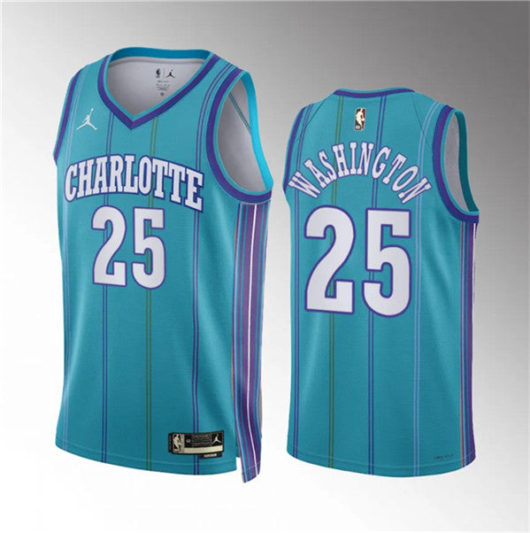 PJ Washington Charlotte Hornets teal Classic jersey