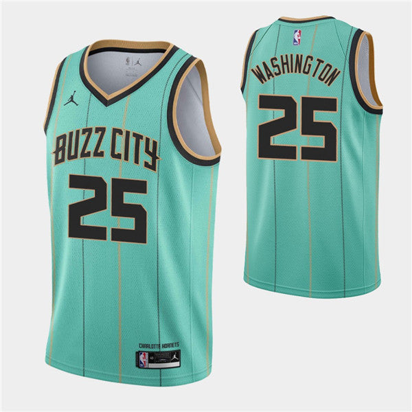 PJ Washington Charlotte Hornets teal jersey