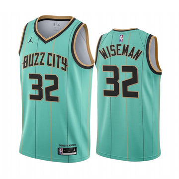 James WisemanTeal Icon Edition Swingman Charlotte Hornets jersey