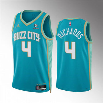 Nick Richards Charlotte Hornets teal City Edition jersey