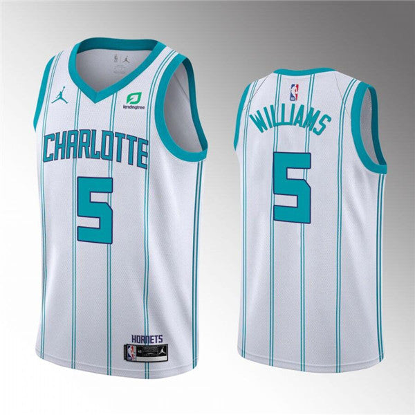 Mark Williams Charlotte Hornets white jersey