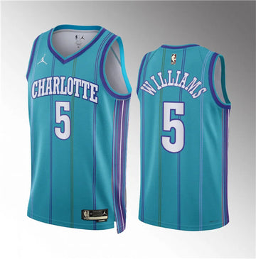 Mark Williams Charlotte Hornets teal Classic jersey