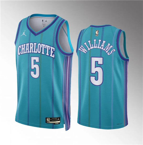 Mark Williams Charlotte Hornets teal Classic jersey