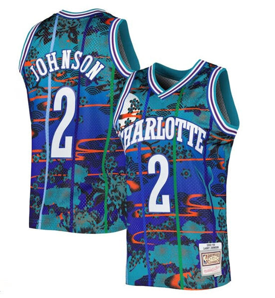 Custom Charlotte Hornets teal jersey