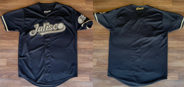 Custom Charros de Jalisco black jersey
