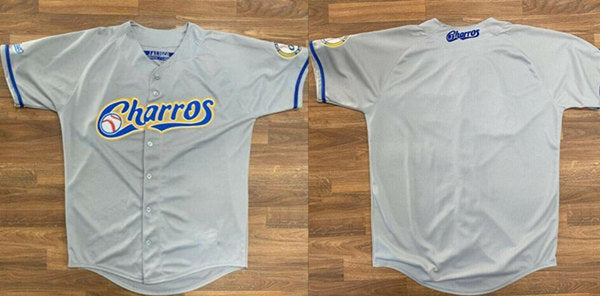 Custom Charros de Jalisco gray jersey