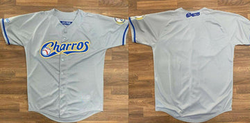 Custom Charros de Jalisco gray jersey