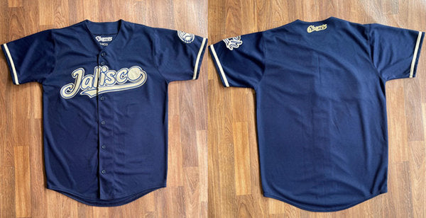 Custom Charros de Jalisco navy jersey