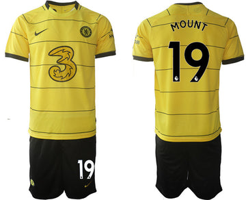 Mason Mount Chelsea yellow Away jersey