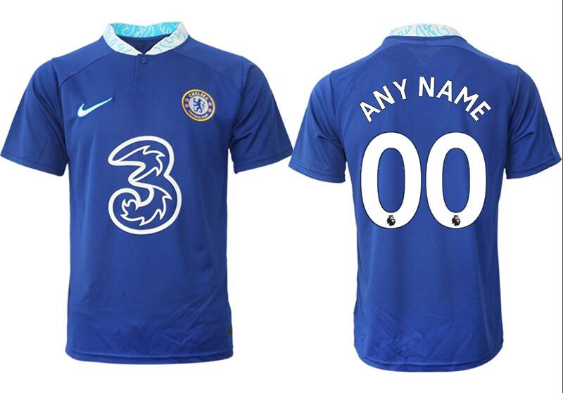 Custom Chelsea blue Home jersey