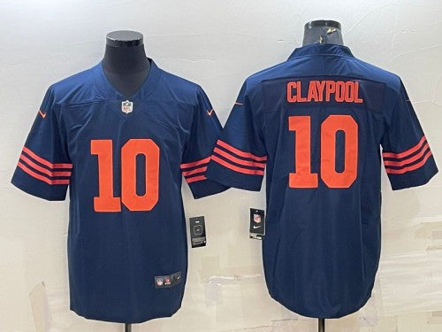 Chase Claypool Chicago Bears navy Color Rush jersey