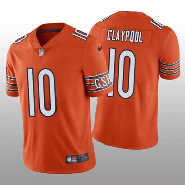 Chase Claypool Chicago Bears orange jersey