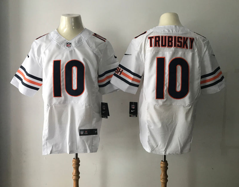 Chicago Bears #10 Mitchell Trubisky White 2017 Elite Jersey