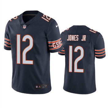 Chicago Bears #12 Velus Jones Jr Navy Jersey