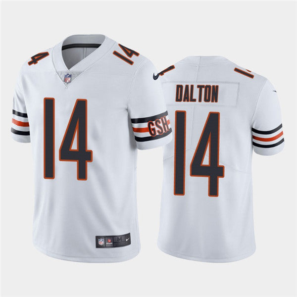 Chicago Bears #14 Andy Dalton White Jersey