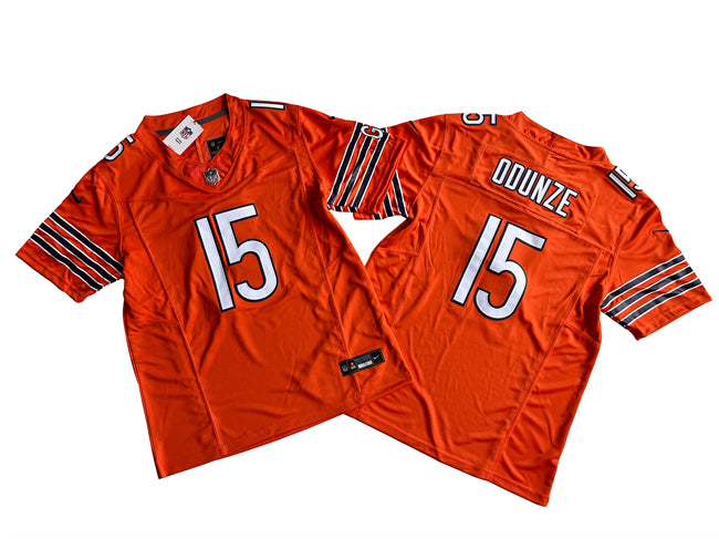 Rome Odunze Chicago Bears orange FUSE jersey