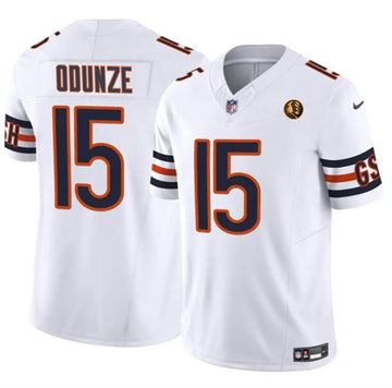 Rome Odunze Chicago Bears white FUSE jersey