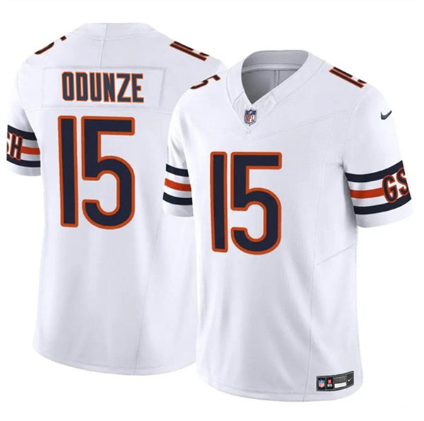 Rome Odunze Chicago Bears white FUSE jersey