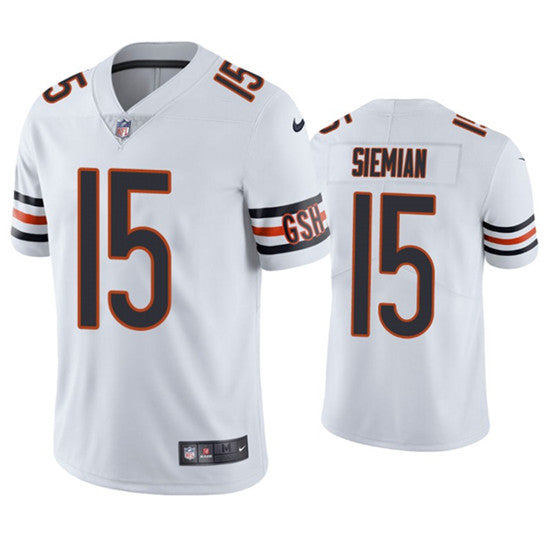 Chicago Bears #15 Trevor Siemian White Jersey