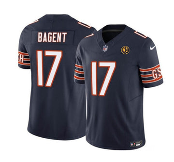 Tyson Bagent Chicago Bears navy FUSE jersey
