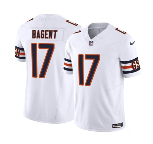 Tyson Bagent Chicago Bears white FUSE jersey