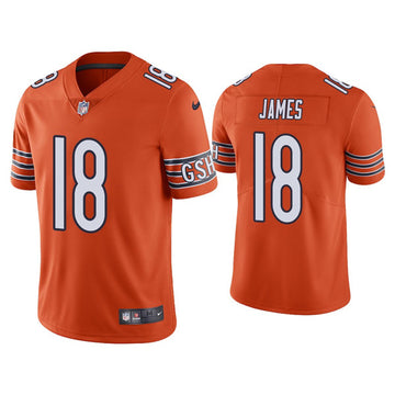Chicago Bears #18 Jesse James Orange Jersey