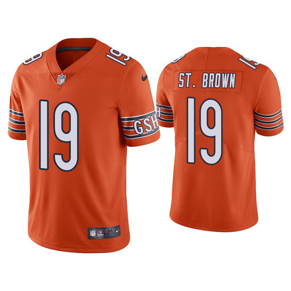 Chicago Bears #19 Equanimeous St Brown Orange Jersey