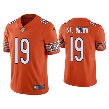 Chicago Bears #19 Equanimeous St Brown Orange Jersey