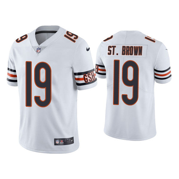 Chicago Bears #19 Equanimeous St Brown White Jersey