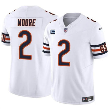 DJ Moore Chicago Bears white FUSE jersey