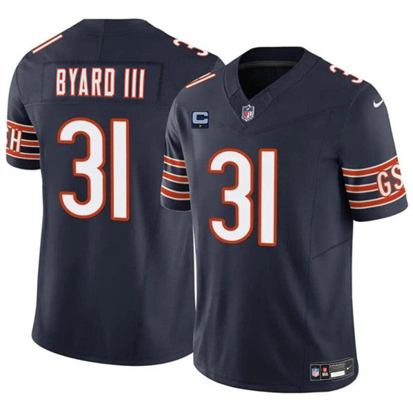Kevin Byard III Chicago Bears navy FUSE jersey
