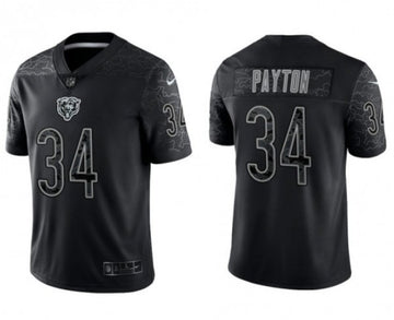 Walter Payton Chicago Bears black jersey