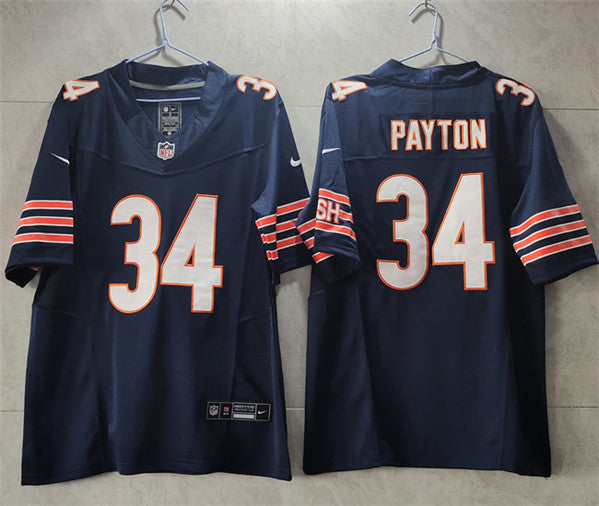 Walter Payton Chicago Bears navy FUSE jersey