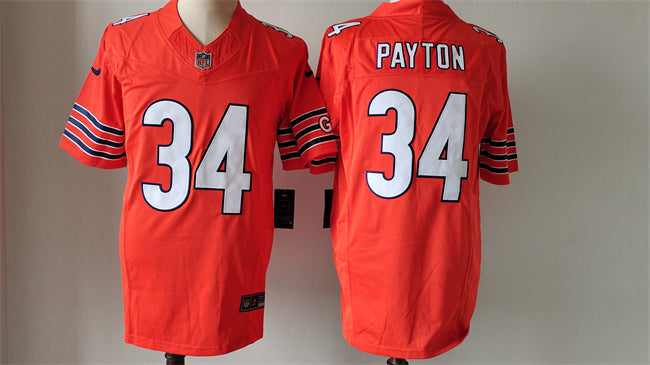 Walter Payton Chicago Bears orange FUSE jersey