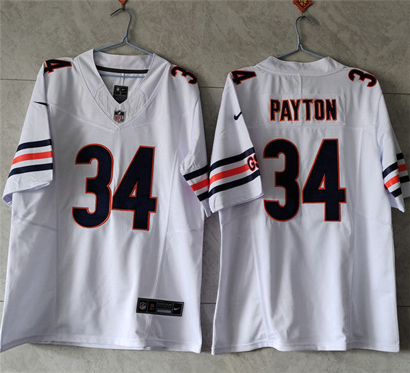 Walter Payton Chicago Bears white FUSE jersey