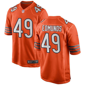 Chicago Bears #49 Tremaine Edmunds Orange Game Jersey