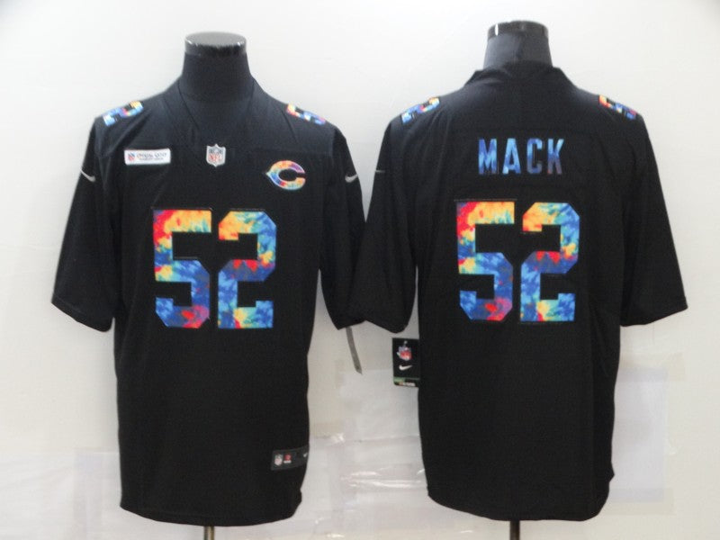 Chicago Bears #52 Khalil Mack 2020 Black Crucial Catch Jersey