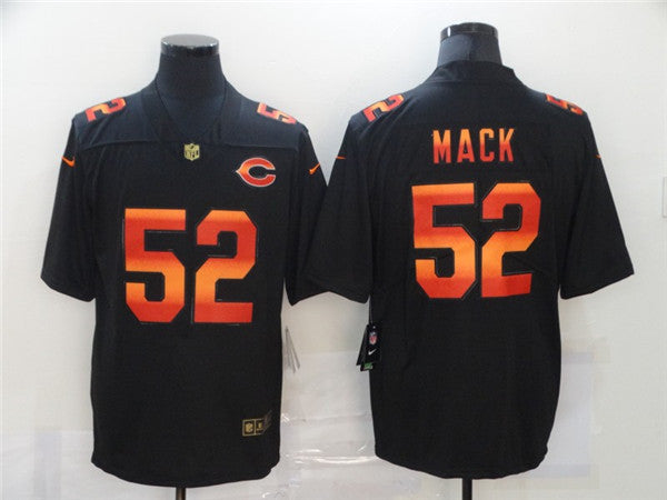 Chicago Bears #52 Khalil Mack 2020 Black Fashion Jersey