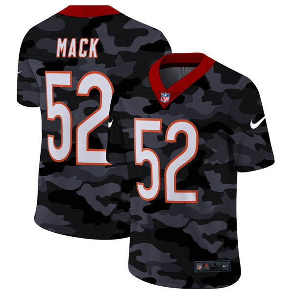 Chicago Bears #52 Khalil Mack 2020 Camo Jersey