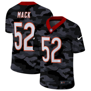 Chicago Bears #52 Khalil Mack 2020 Camo Jersey