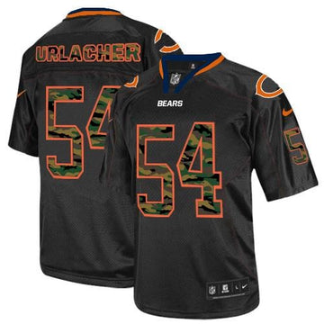 Chicago Bears #54 Brian Urlacher Black Jersey