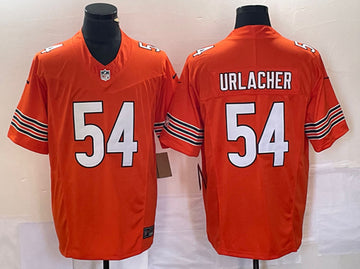 Brian Urlacher Chicago Bears orange FUSE jersey