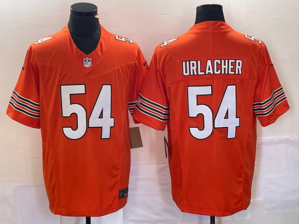 Brian Urlacher Chicago Bears orange FUSE jersey