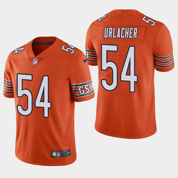 Chicago Bears #54 Brian Urlacher Orange Baseball Jersey