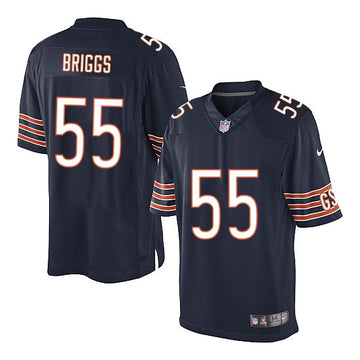 Chicago Bears #55 Lance Briggs Navy Jersey