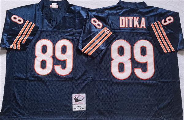 Chicago Bears #89 DITKA Navy Jersey
