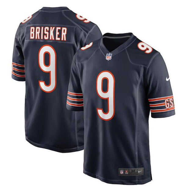 Chicago Bears #9 Jaquan Brisker Navy Football Game Jersey