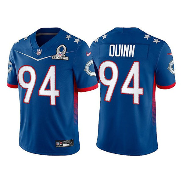 Chicago Bears #94 Robert Quinn 2022 Royal Pro Bowl Jersey