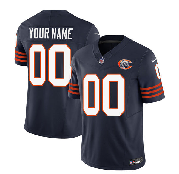 Custom Chicago Bears navy FUSE jersey