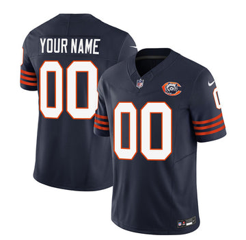 Custom Chicago Bears navy FUSE jersey